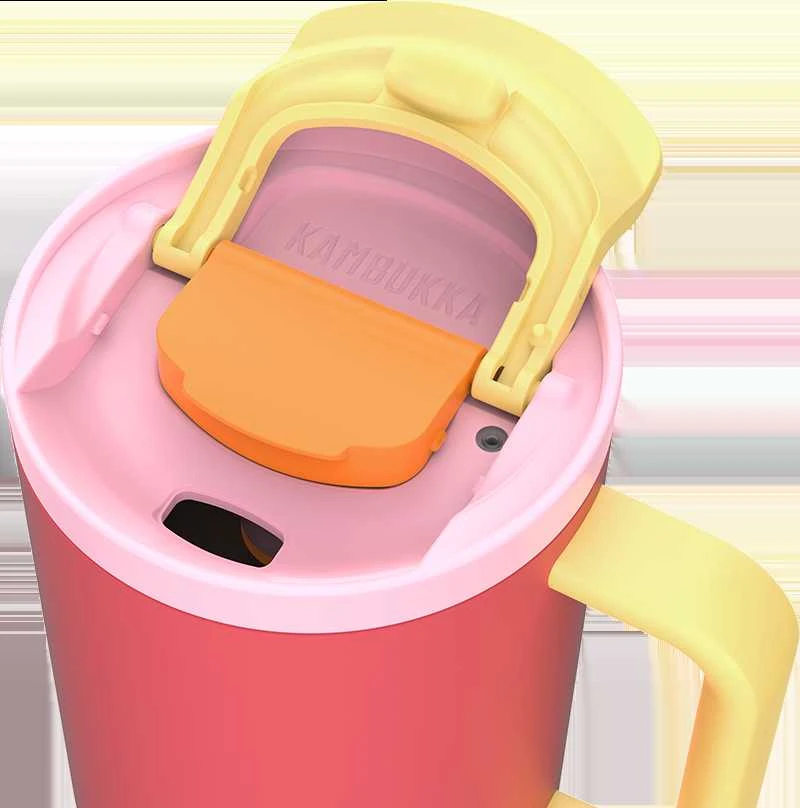 Kambukka Rio Tumbler Rožinė Papaya 950ml raudona