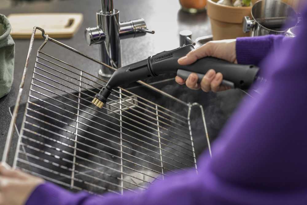 KARCHER kietų šepečių rinkinys gariniams valytuvams