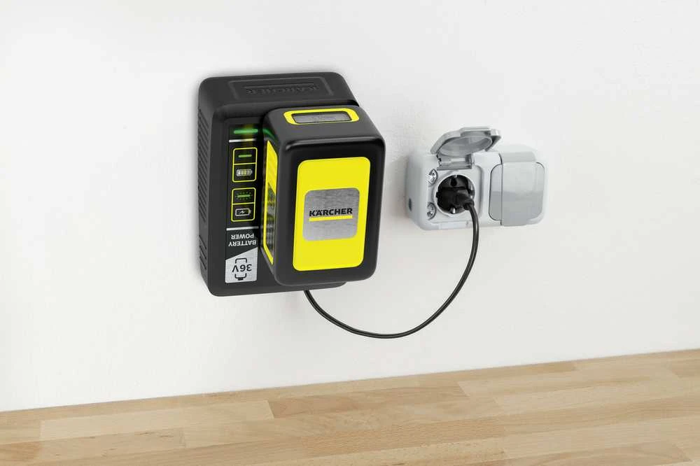 Kärcher Power 36 V / 2,5 Ah akumuliatoriaus ir kroviklio rinkinys