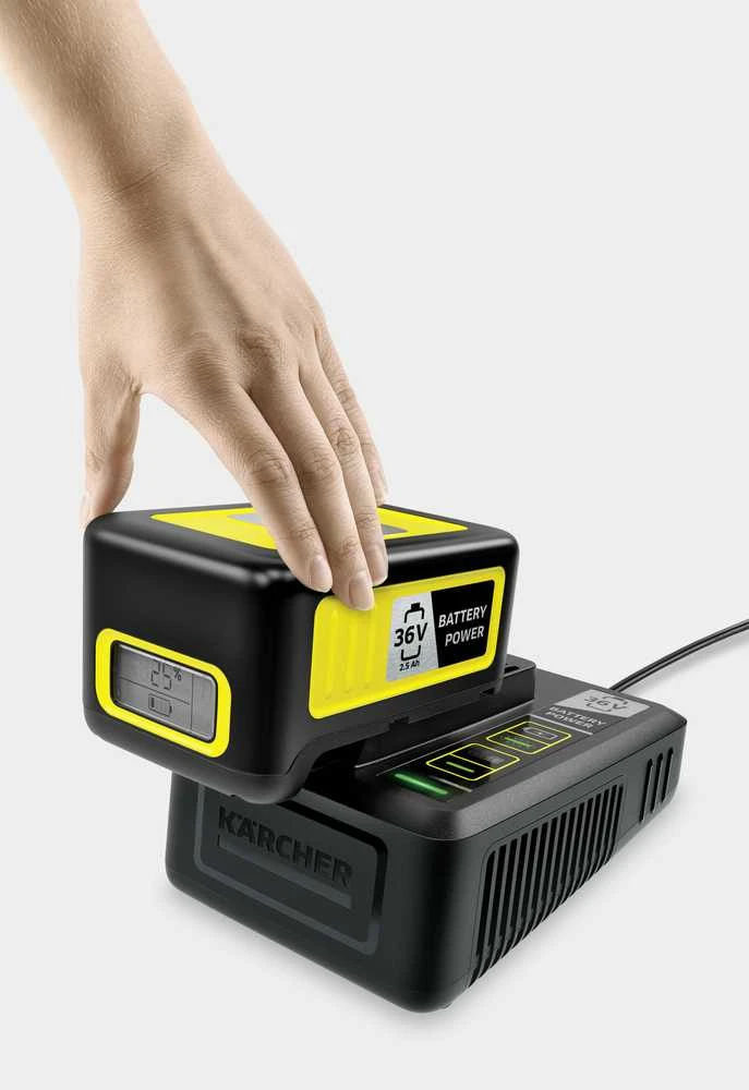 Kärcher Power 36 V / 2,5 Ah akumuliatoriaus ir kroviklio rinkinys