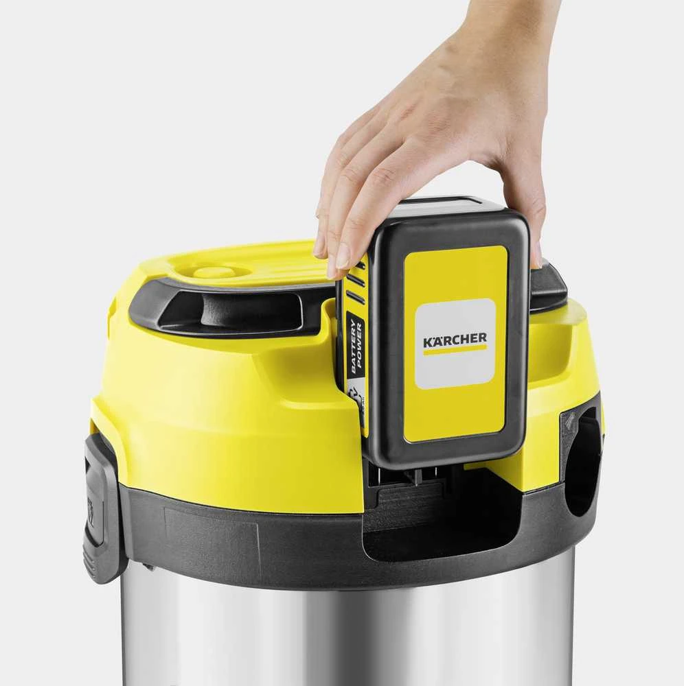 Sauso-drėgno valymo siurblys Kärcher WD 3-18 S BATTERY SET