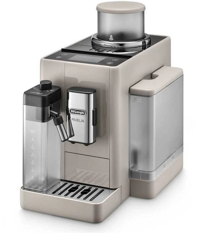 Kavos aparatas Delonghi | | EXAM440.55.BG Rivelia | Slėgis 19 bar | Su pieno plakikliu | Automatinis | 1450 W | Sand rusvai gelsvas