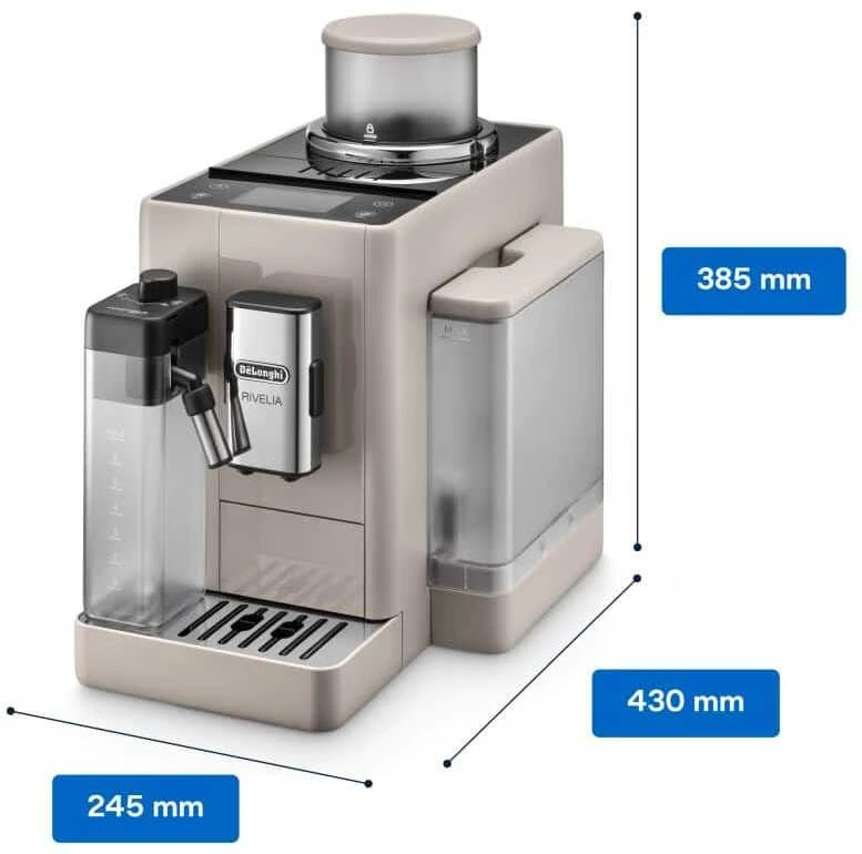 Kavos aparatas Delonghi | | EXAM440.55.BG Rivelia | Slėgis 19 bar | Su pieno plakikliu | Automatinis | 1450 W | Sand rusvai gelsvas