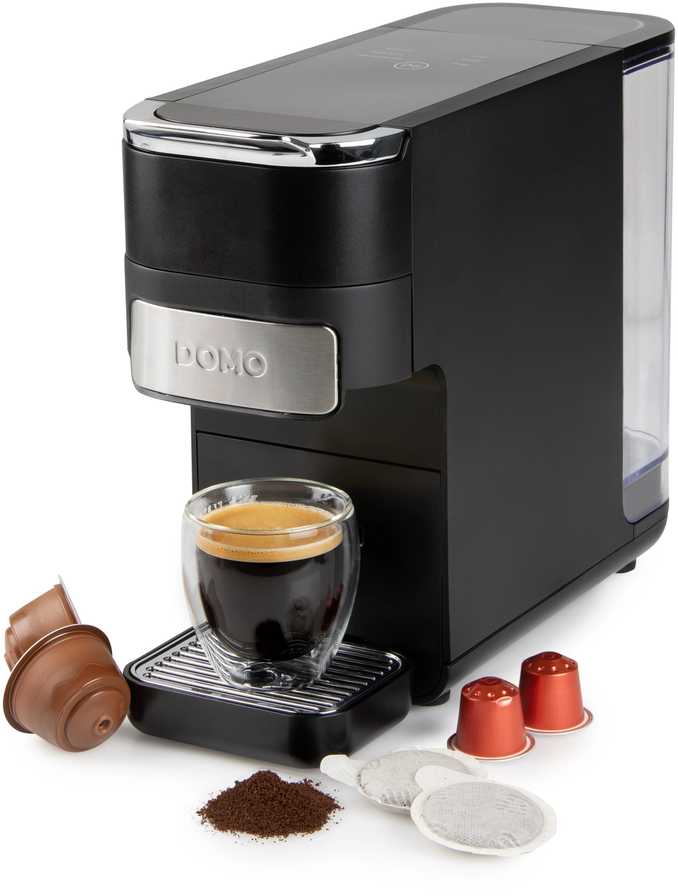 Slėginis kavos aparatas Domo DOMO DO748K Kavos aparatas 4w1 My Easy Coffee
