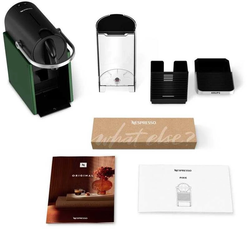 Kavos aparatas Nespresso Pixie Redesign XN306310 Coffee Pagal Aparatas (Krups) - Žalias