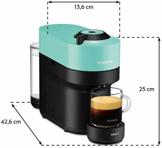 Kavos aparatas Krups Nespresso XN920410 Vertuo Pop aqua mint