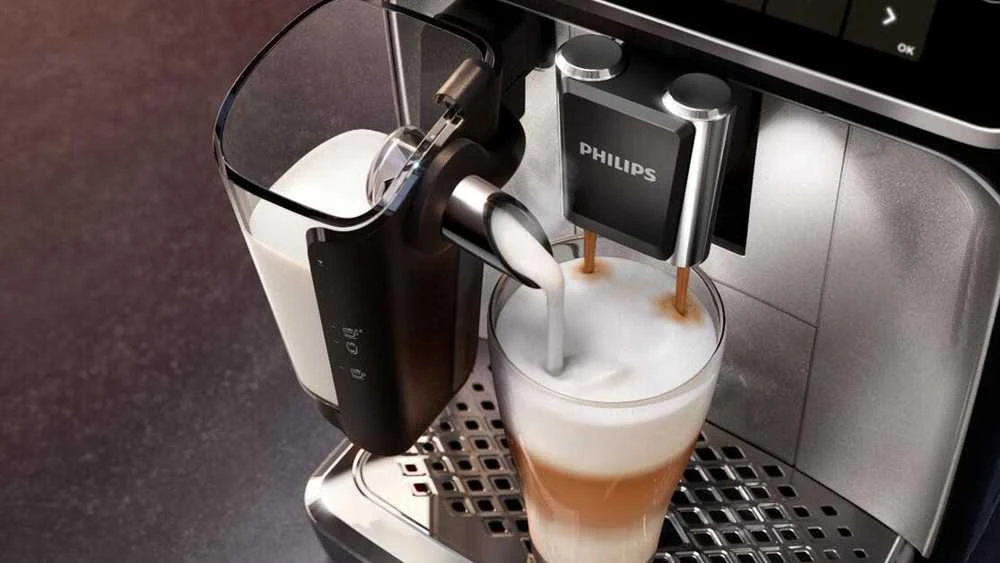 Philips | EP4346/71 4300 Series | Slėgis 15 bar | Su pieno plakikliu | Pilnai Automatinis | 1500 W | Juodas