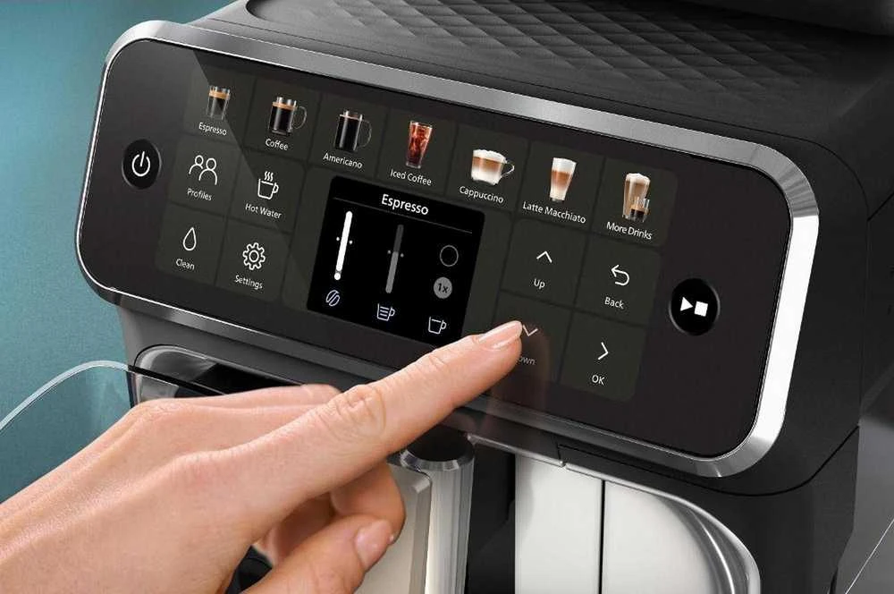 Kavos aparatas Philips EP4443/70 Pilnai Automatinis Espresso Aparatas, 12 bar, 1500 W, Baltas/Juodas | Philips