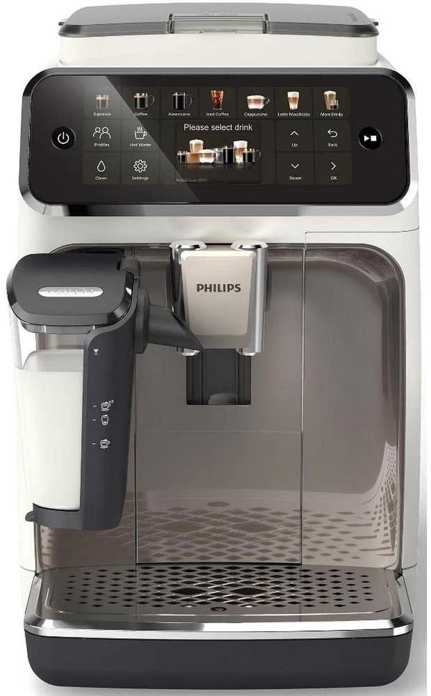 Kavos aparatas Philips EP4443/70 Pilnai Automatinis Espresso Aparatas, 12 bar, 1500 W, Baltas/Juodas | Philips
