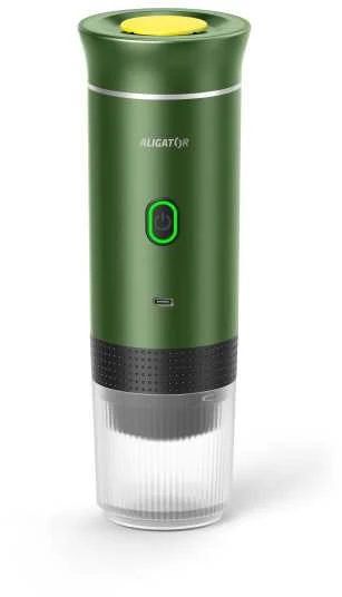 Kavos aparatas Portable kavos virimo aparatas ALIGATOR PortaCaffé 3in1 žalias