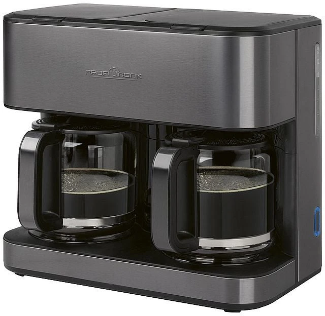 Espreso lašelinis kavos aparatas PC-KAD 1308 DARK INOX PROFICOOK