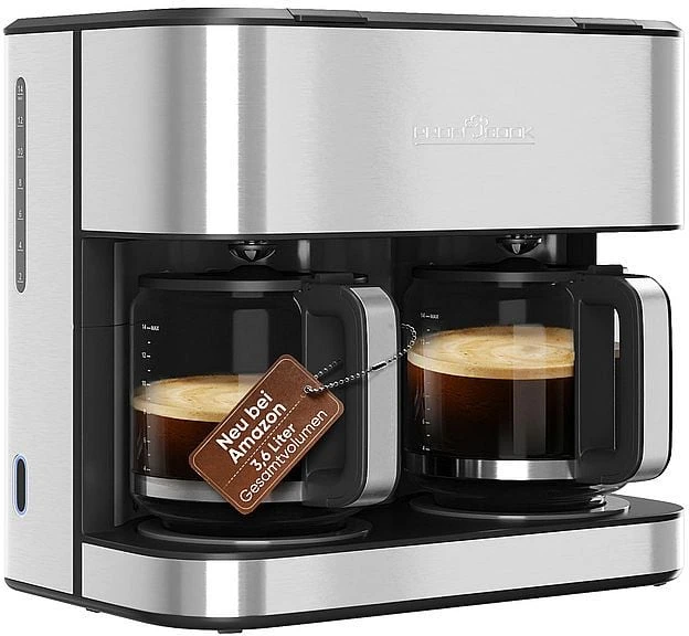 Espreso lašelinis kavos aparatas PC-KAD 1308 INOX PROFICOOK