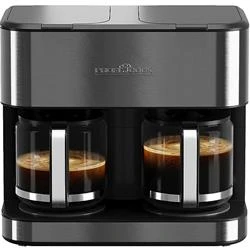 Espreso lašelinis kavos aparatas PC-KAD 1308 DARK INOX PROFICOOK