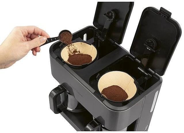 Espreso lašelinis kavos aparatas PC-KAD 1308 DARK INOX PROFICOOK