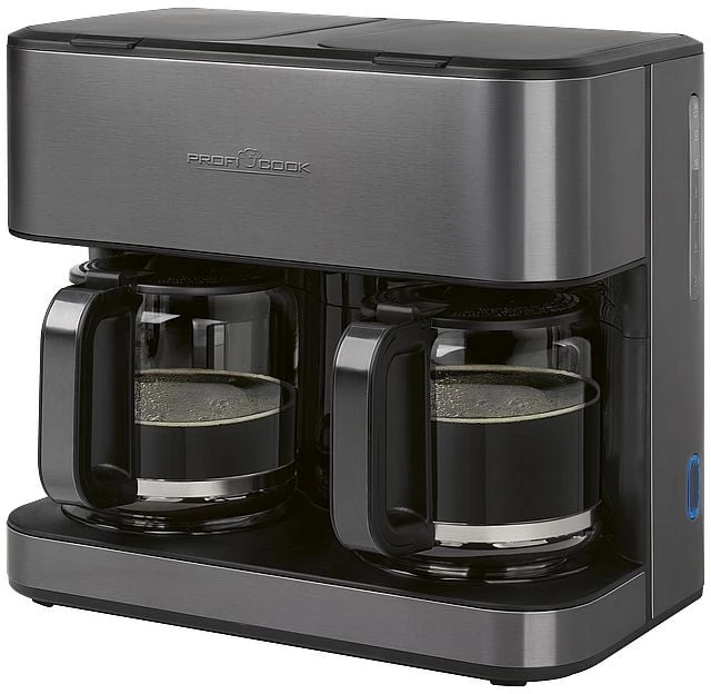 Espreso lašelinis kavos aparatas PC-KAD 1308 DARK INOX PROFICOOK