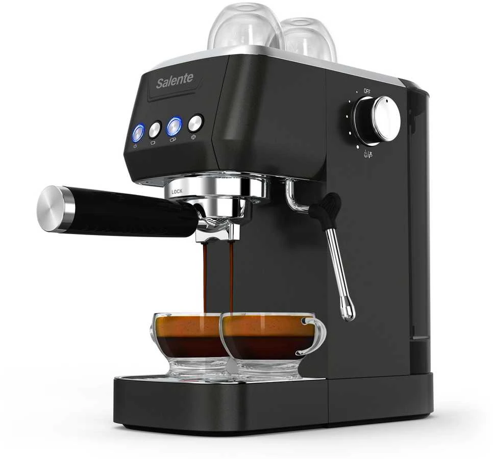 Slėginis kavos aparatas Evolveo Salente Coffio ekspres juodas-anthracite