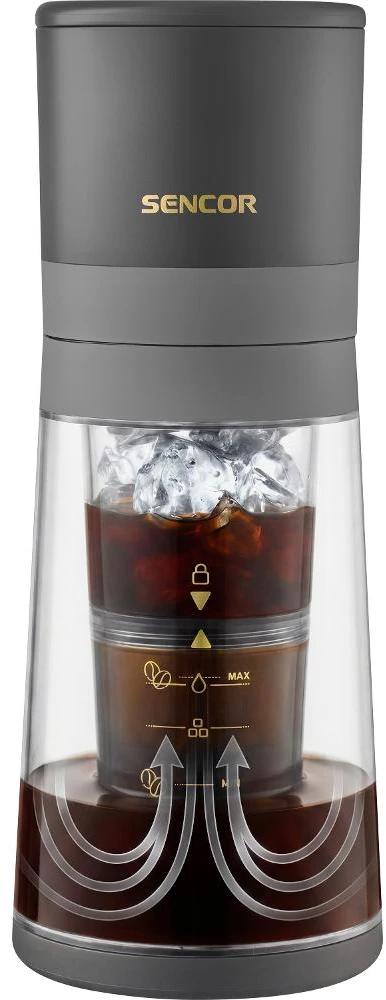 Espreso lašelinis kavos aparatas Krups Sencor SCE 1000BK Cold Brew