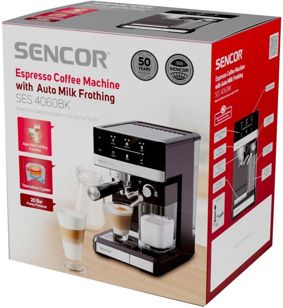 Kavos aparatas SES 4060BK Espresso SENCOR