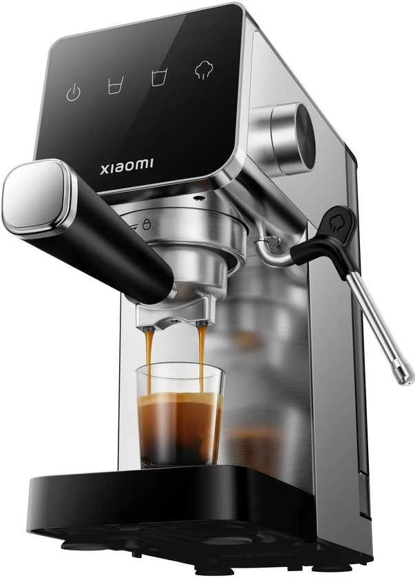 Kavos aparatas Xiaomi Espresso Aparatas | Slėgis 20 bar | Su pieno plakikliu | Semi-automatinis | 1350 W | Sidabrinis/Juodas