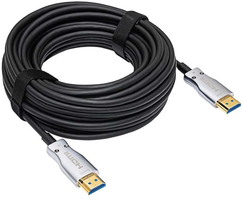 Kabelis PremiumCord HDMI - HDMI 100m juoda (kphdm2x100)