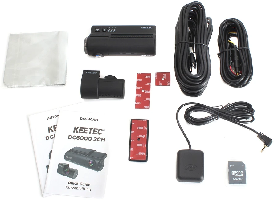Keetec DC6000 2CH 4K+2K HDR Wi-Fi GPS