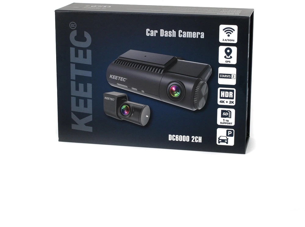Keetec DC6000 2CH 4K+2K HDR Wi-Fi GPS