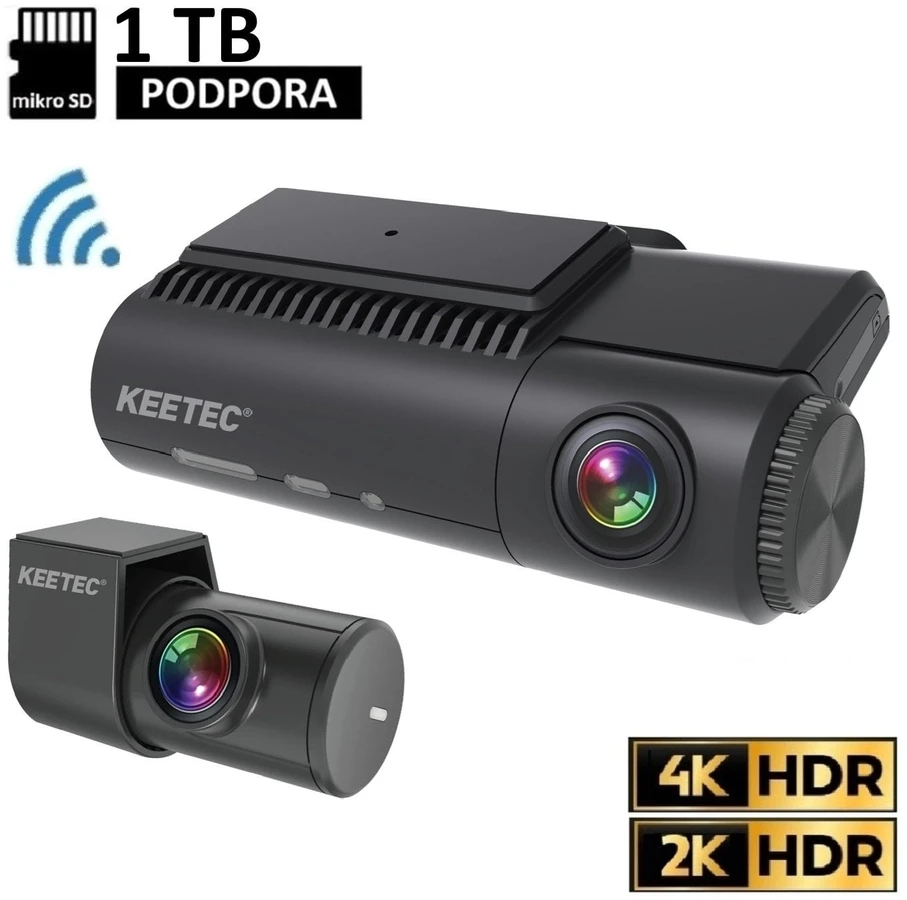 Keetec DC6000 2CH 4K+2K HDR Wi-Fi GPS