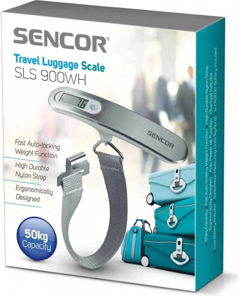 Elektroninės svarstyklės bagažui "Sencor"