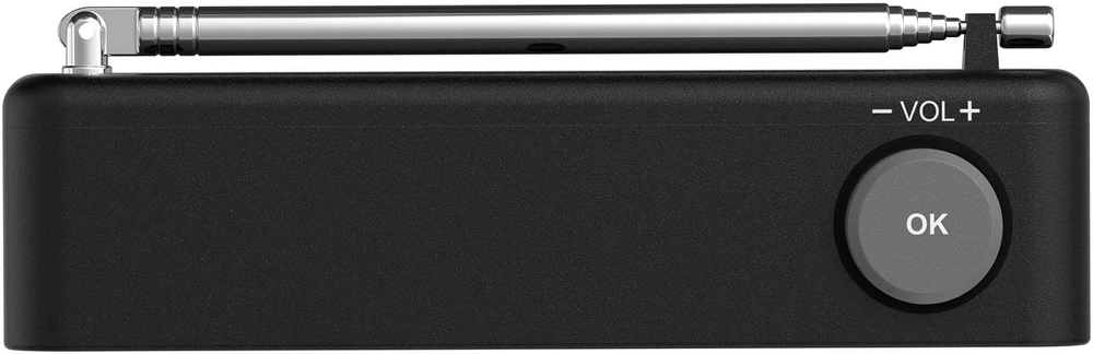 Radio JVC Kenwood CR-M25DAB-H Radio – DAB Plus Automatic Safety Alert – Gray and Juodas