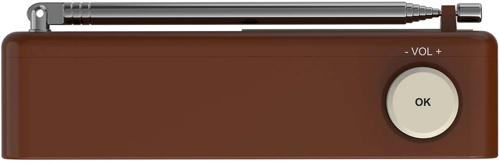 Radio JVC Kenwood CR-M25DAB-T Radio – DAB+ Automatic Safety Alert – Portable – Mocca