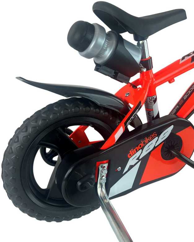 Kubisport Vaikiškas dviratis 12 colių su pagalbiniais ratukais oranžinis Dino Bikes (Kub_05-CSK5123K-OR)