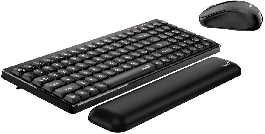Genius G-WP Kilimėlis prieš klaviatūrą su memory foam, juoda