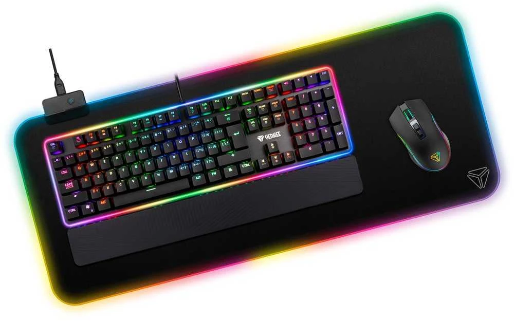 Kilimėlis YPM 3006 Gaming RGB pad WARP YENKEE