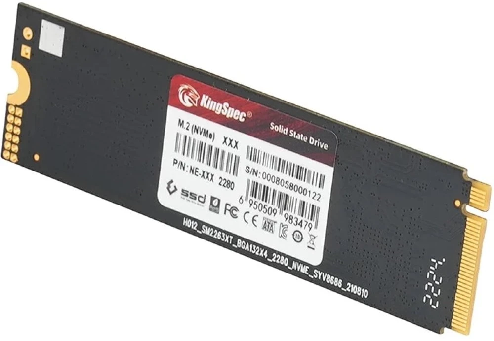 KingSpec NE serijos 128GB M.2 NVMe SSD