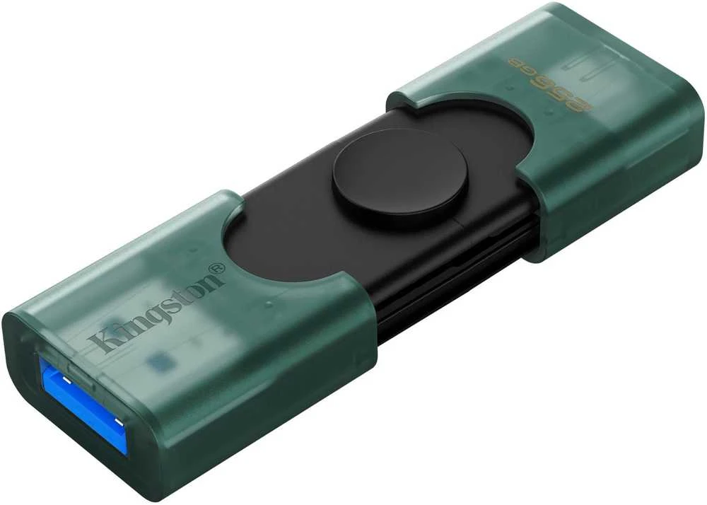 KINGSTON 256GB USB-A + USB-C 3.2 Gen 1 DataTraveler DuoG2