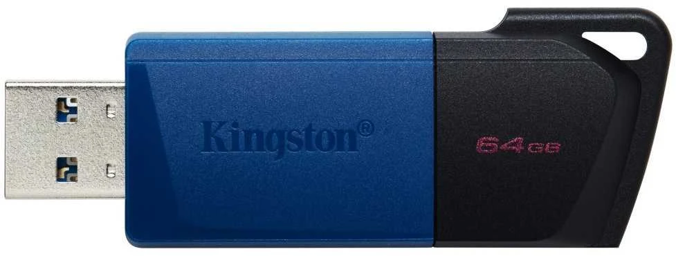 Kingston 64GB USB3.2 Gen 1 DataTraveler Exodia M (Juodas + Mėlyna)