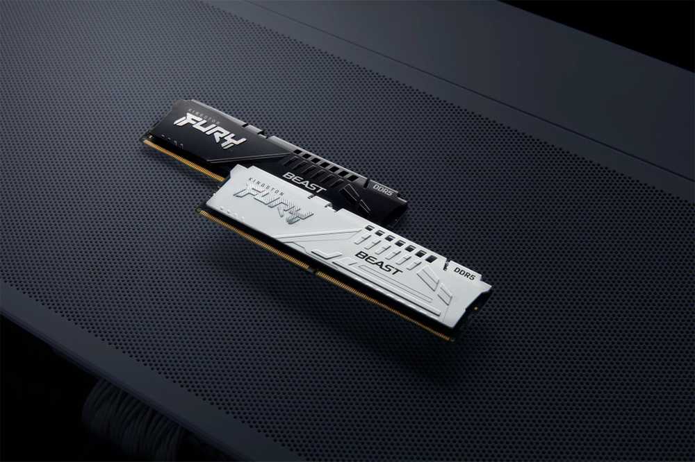 RAM Kingston KF556C40BW-16 16GB 5600MT/s DDR5 CL40 DIMM FURY Beast Baltas XMP | Kingstonas