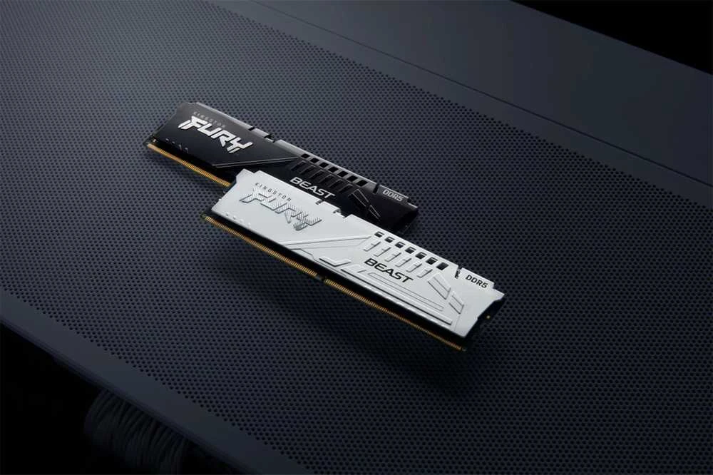 RAM Kingston KF552C40BWK2-64 64GB 5200MT/s DDR5 CL40 DIMM (Kit of 2) FURY Beast Baltas XMP | Kingstonas