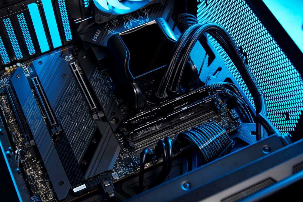 RAM KINGSTON 32GB 6400MT/s DDR5 CL32 DIMM FURY Beast Juodas EXPO