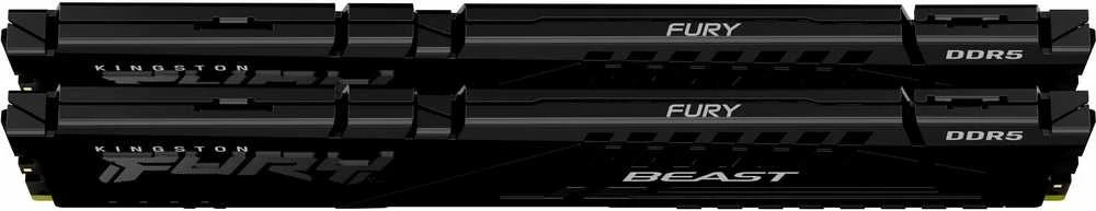 Kingston 64GB 6000MT/s DDR5 CL30 DIMM (2 vnt. rinkinys) FURY Beast Juodas EXPO
