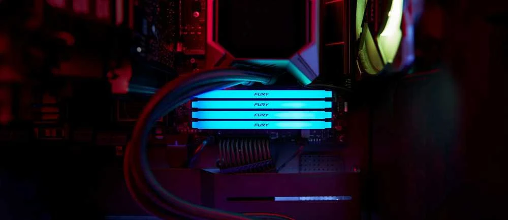 RAM „Kingston KF436C17BB2A/8“ 8 GB 3600 MT/s DDR4 CL17 DIMM FURY Beast RGB | „Kingston“