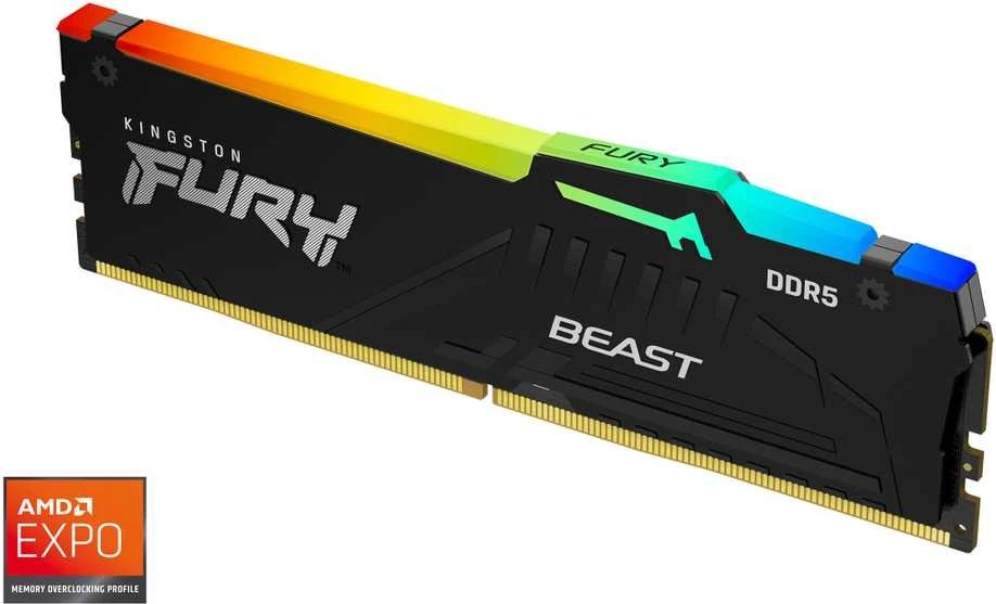 RAM Kingstonas | Fury Beast | 32 GB | DDR5 | 6000 MHz | PC/serveris | Registracijos Nr. | ECC Taip
