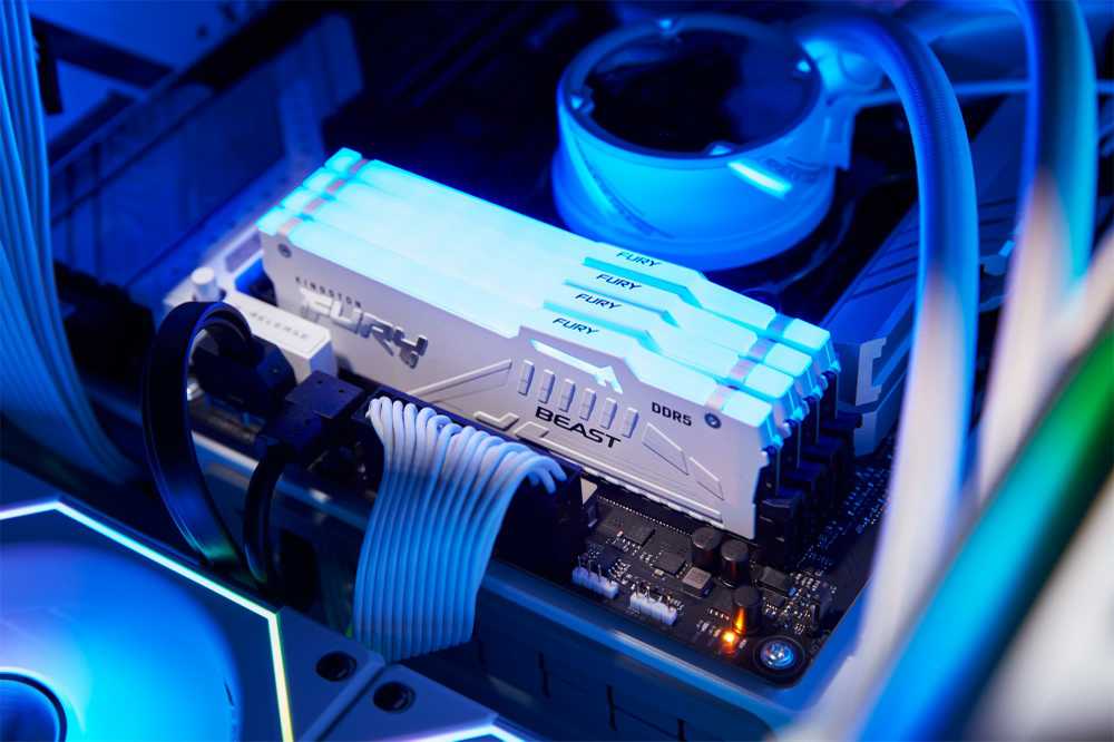 RAM Kingstonas | Fury Beast RGB | 16 GB | DDR5 | PC/serveris | Registracijos Nr. | ECC Nr