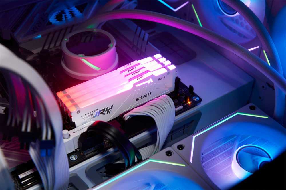 RAM Kingstonas | Fury Beast RGB | 16 GB | DDR5 | PC/serveris | Registracijos Nr. | ECC Nr