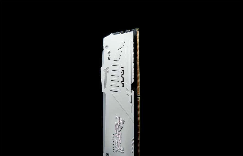 RAM Kingston KF556C40BWAK2-32 32GB 5600MT/s DDR5 CL40 DIMM (Kit of 2) FURY Beast Baltas RGB XMP | Kingstonas