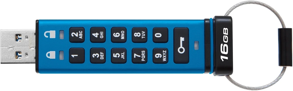 KINGSTON 16GB IRONKEY KEYPAD 200, FIPS 140-3 LVL 3 (PENDING) AES-256 ENCRYPTED