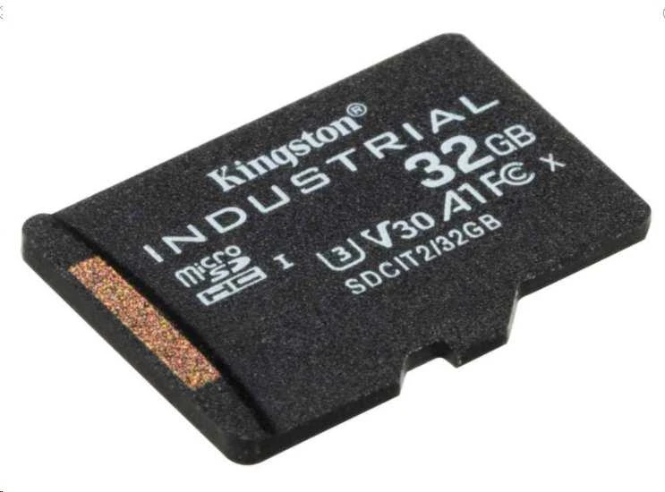 Atminties kortelė „Kingston Technology“ 32 GB „Micro SDHC Industrial C10 A1 pSLC“ kortelė, vienguba pakuotė be adapterio