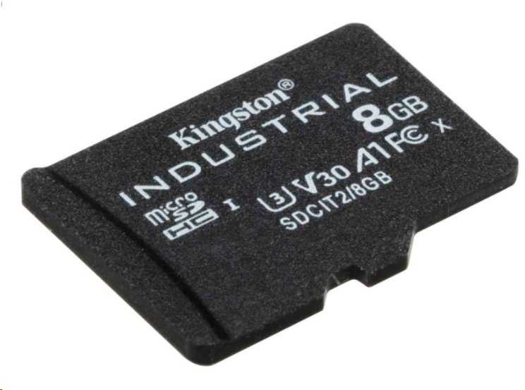 Atminties kortelė Kingston Technology Industrial 8 GB Micro SDHC UHS-I 10 klasė