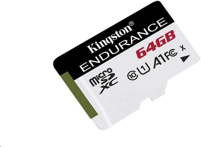 Atminties kortelė Kingston | Endurance | UHS-I U1 | 64 GB | micro SDXC | Flash atminties klasė 10