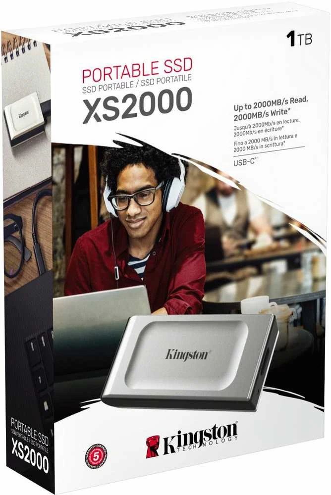 KINGSTON XS2000 PORTABLE SSD 1TB USB3.2